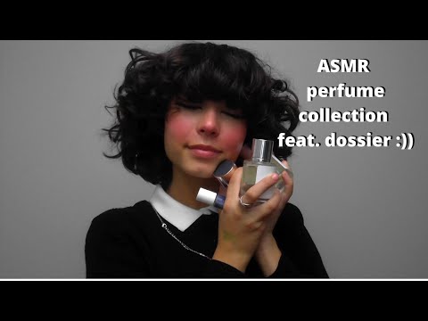 ASMR - perfume collection ft. dossier!!!