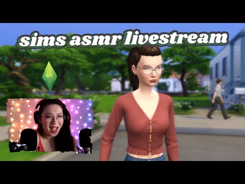 Live ASMR 🔴 New Year, New Facecam!! ✨ Let's Chill & Play Sims