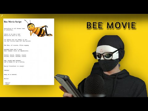 ASMR GENTLE WHISPERING (READING THE BEE MOVIE SCRIPT)