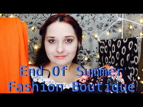 End Of Summer Fashion Boutique ☀️ 👗ASMR [RP MONTH]