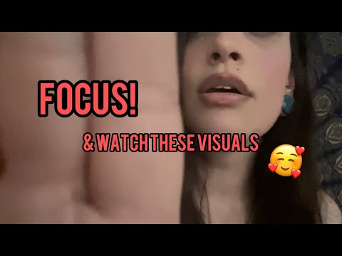 ASMR Visuals & Focus Triggers | Fast & Aggressive Hand Movements, Mouth Sounds