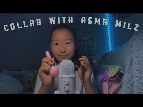 [ASMR] Mic & Hair Brushing (Doing ASMR Milz’s Fave Triggers)