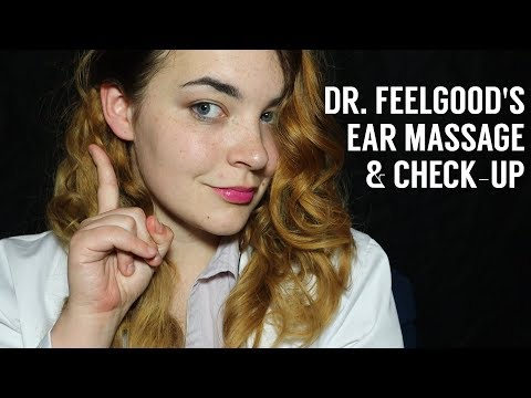 ASMR Dr. Feelgood's Ear Massage and Check-up | Ft. Crinkle Shirt, Intense Ear Cupping [Medical ASMR]