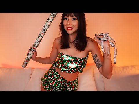 ASMR FOR MEN! Measuring YOU for a Suit 🎩 Tailor Shop Wrapping Paper Fitting 📏 personal attention