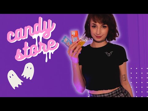 ASMR | Candy Store 🍭 Halloween Roleplay 🎃 soft spoken