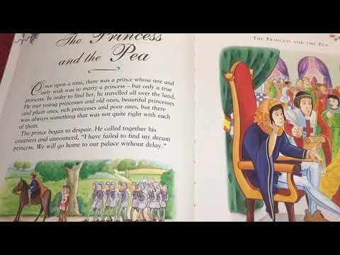 ASMR Storybook fairy tale reading/ whispering/ Princess and the pea 👑