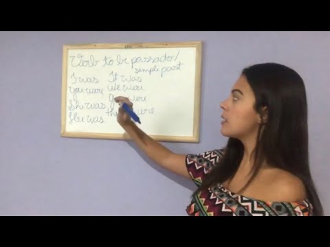 ASMR PROFESSORA DE INGLÊS: VERBO TO BE NO PASSADO