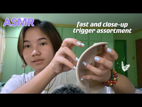ASMR | fast and close-up triggers (tapping, gripping, etc)
