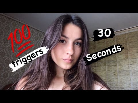Asmr 100 triggers in 30 seconds / very Fast asmr / go to sleep 😴/ fast asmr / 100 triggers fast