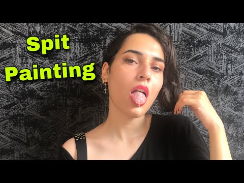 ASMR Chaotic Fast & Aggressive Spit Painting