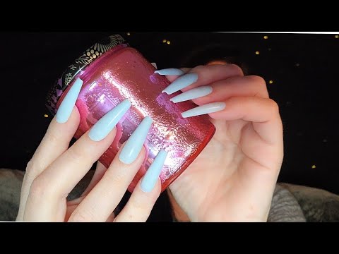 ASMR Textured Scratching On Random Items | No Talking After Intro | Long Nails