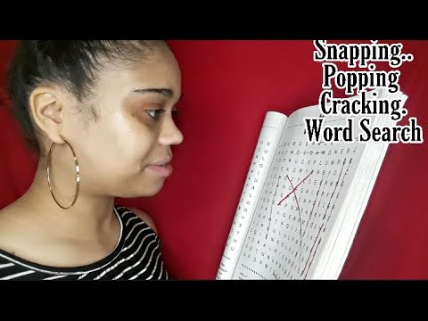 SNAPPING POPPING,CRACKING WORD SEARCH.