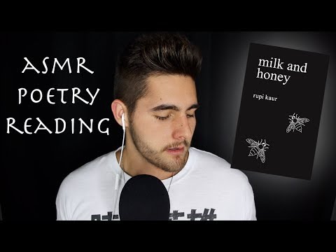 ASMR Reading Milk And Honey Poems - Page Turning - Whispering For Sleep