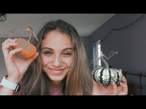 ASMR || Pumpkin Play for Halloween and Fall!🍁🎃