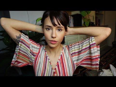 ASMR-  Thrift Haul - Vintage Clothes Try On for Depop ~ (Whispering, Fabric Sounds)