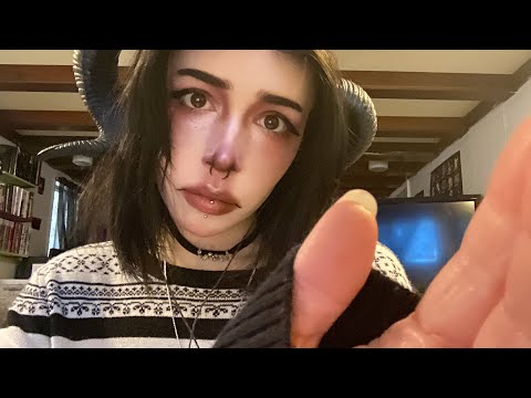 You Save an Unusual Girl Roleplay ASMR | Whispering, Hand Movements, Face Cupping, Affection