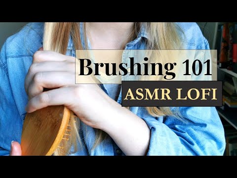 ASMR LoFi: 😴 Brushing My Hair 😴 *Whisper: Ramble/Inaudible*