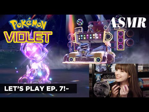 ASMR 💜 Pokemon Violet Let's Play Ep. 7 🎮 Team Star 🔥 Fire Squad Showdown!!~ Whispered Gaming ☆