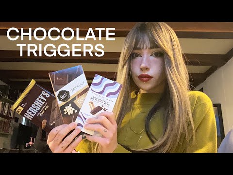 Chocolate Mukbang ASMR | Tapping, Scratching, Whispering