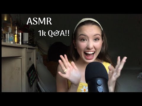 (ASMR) 1k Q&A!!