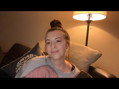 ASMR Roleplay: Removing Your Makeup and Brushing Your Hair During a Thunderstorm ⛈