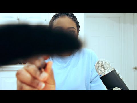 ASMR Mouth Sound and Face brushing