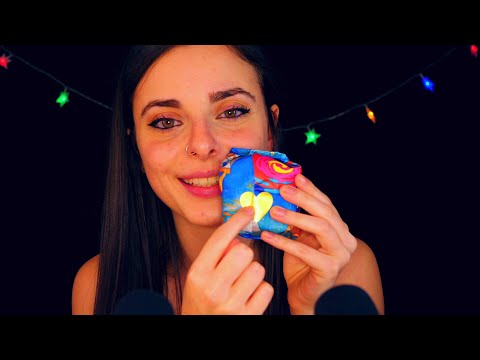ASMR for Sleep & Tingles [Unboxing Care Package w. Soft Spoken Explanations / Crinkles / Tapping] ❤️