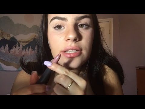First ASMR Video: ASMR to me and lipstick try on