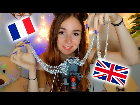 ASMR french girl tries to speak ENGLISH & relax you ♥