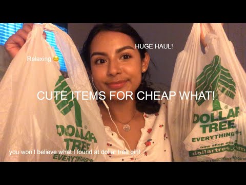 ASMR RELAXING DOLLAR STORE HAUL