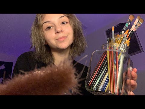 ASMR: Is this brush SOFT or ROUGH?
