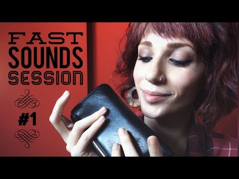 ASMR ❤️  FAST Sounds Session #1 🎧
