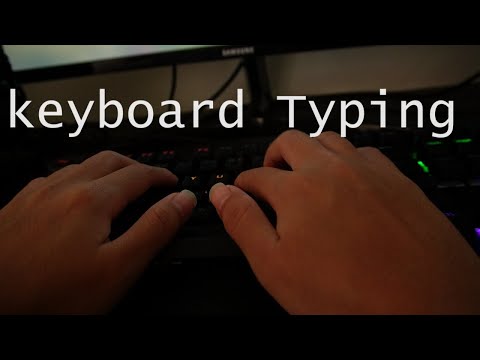 ASMR/ Keyboard Typing!!!