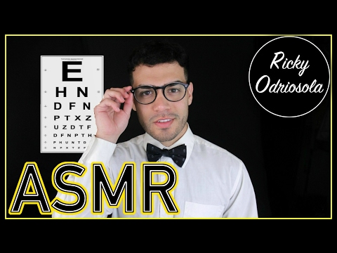 ASMR - Eye Exam Role Play (Close Up Male Whisper, Relaxation & Sleep, Doctor)
