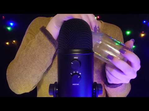 ASMR - Textured Glass Scratching & Tapping [No Talking]
