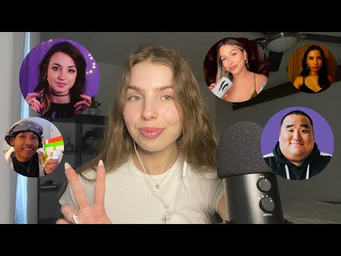 ASMR - My Favorite ASMRtist's Names !! 💗 *mouth sounds and scratching*
