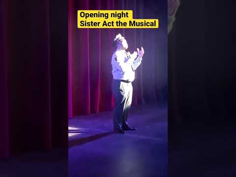 Sister Act the Musical Opening Night police officer Eddie Souther sings “I Could Be That Guy”