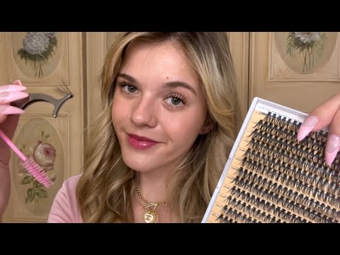 ASMR Doing Your Lash Extensions Roleplay 🎀 (⺣◡⺣)