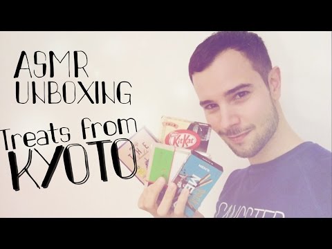ASMR KYOTO treat UNBOXING (tapping, crinkles)