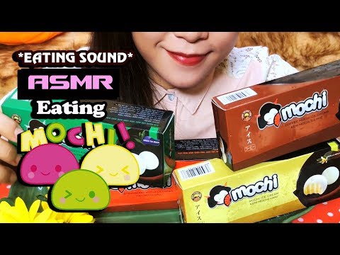 ASMR MOCHI ( Soft Chewy Eating Sounds) | LINH-ASMR