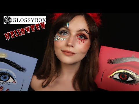 [ASMR] Glossybox Halloween Unboxing - ANGEL VS DEVIL