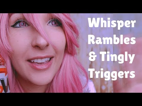 ASMR - TINGLY TRIGGERS ~ Animu Gril Taps on Junk and Talks 2 mUch About Fish Stuff ~
