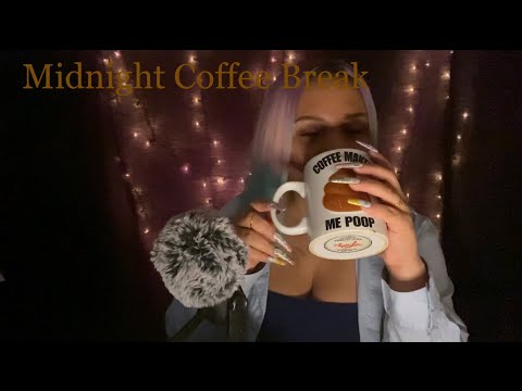 ASMR | Midnight Coffee Break ☕️ | A Ramble