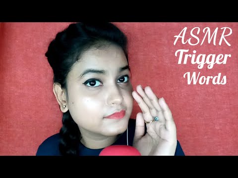 ASMR Repeating Trigger Words With Sticky Mouth Sounds