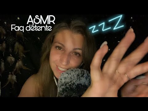 ASMR - La FAQ la plus relaxante 💋✨💤 (tapping, whispering, hand movements)