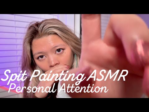 {ASMR} Mouth Sounds (Spit Painting, Personal Attention, Tongue Clicking...)