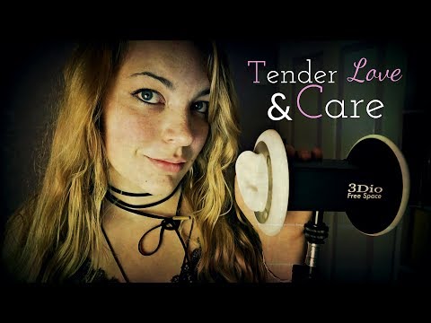 ♡ ASMR Caring Personal attention ☼  Ramble, Mouth sounds, Hand movements