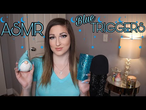 ASMR | Blue Triggers For Sleep & Relaxation