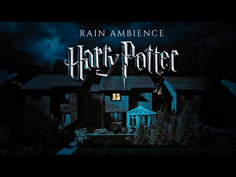 🌧️ Prisoner of Azkaban [Ambience] Rainy Summer break 🌧️ Practicing spells at night ✧˖° Privet Drive