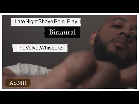 ASMR Late Night Shave for Best Friend - Role Play: Binaural | Personal Attention